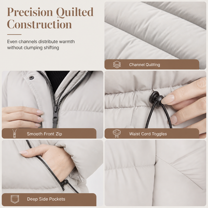 ❄️ Women's Long Hooded Padded Coat