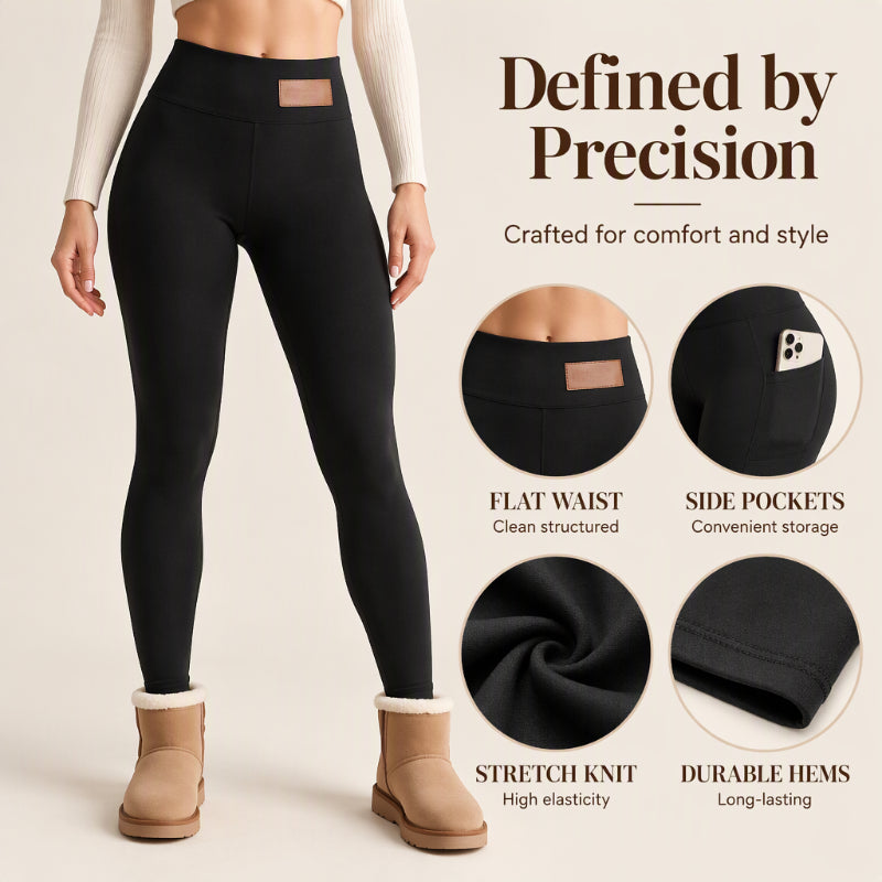 Women's High Waisted Thermal Leggings