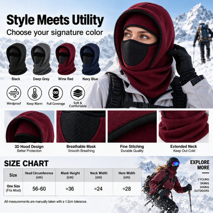 ❄️ Windproof Thermal Balaclava Face Mask ✨ – Cold-Weather Protection