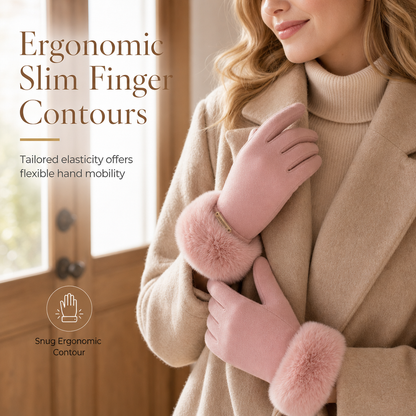 🌸Hot Sale 50% OFF💖Women's Winter Thermal Touchscreen Gloves Windproof Warm Gloves for Outdoor Cycling and Driving