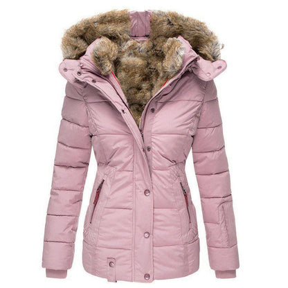 🧥 Women's Slim-Fit Hooded Padded Jacket ✨ – 50% OFF | Free Shipping 🚚 | 30-Day Money-Back Guarantee