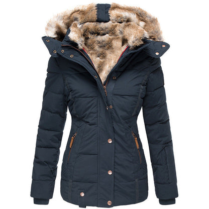 🧥 Women's Slim-Fit Hooded Padded Jacket ✨ – 50% OFF | Free Shipping 🚚 | 30-Day Money-Back Guarantee