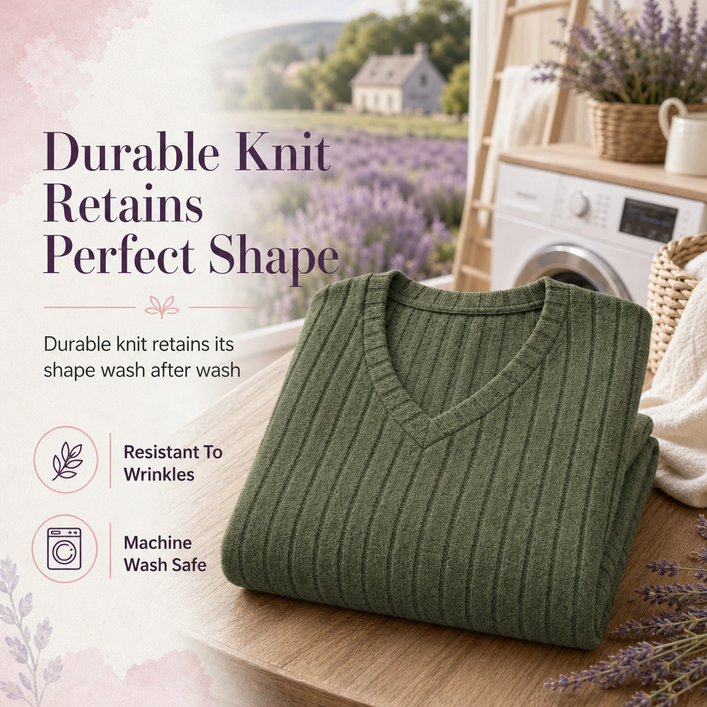 ☁️ Women's Plus Size Ribbed Brushed T-Shirt – Premium Material, Breathable & Always Cozy – A Must-Have for Your Wardrobe – Now 50% OFF!