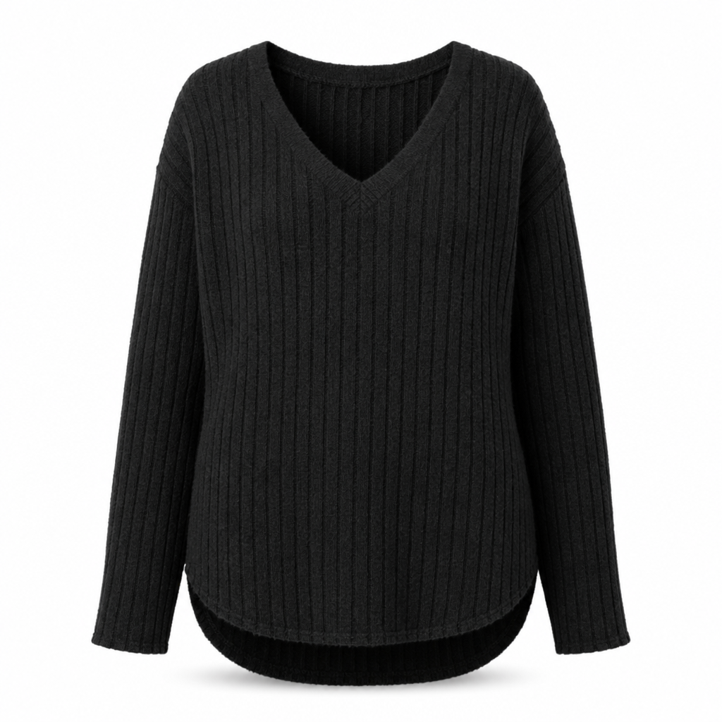 ☁️ Women's Plus Size Ribbed Brushed T-Shirt – Premium Material, Breathable & Always Cozy – A Must-Have for Your Wardrobe – Now 50% OFF!
