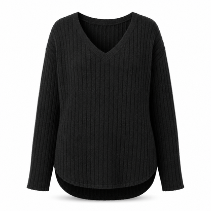 ☁️ Women's Plus Size Ribbed Brushed T-Shirt – Premium Material, Breathable & Always Cozy – A Must-Have for Your Wardrobe – Now 50% OFF!