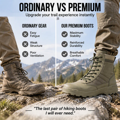 🥾 Unisex Outdoor High-Top Tactical Combat Boots ✨ – Durable & All-Terrain | Free Shipping 🚚