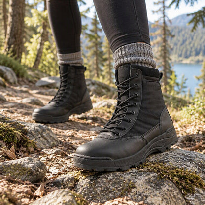 🥾 Unisex Outdoor High-Top Tactical Combat Boots ✨ – Durable & All-Terrain | Free Shipping 🚚