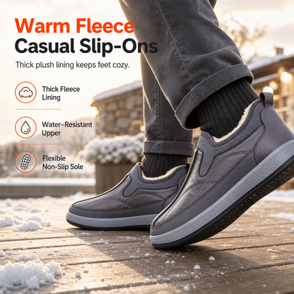 Men's Winter Warm Thickened Slip On Shoes