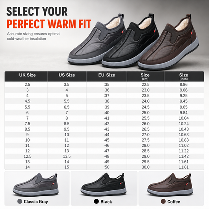 Men's Winter Warm Thickened Slip On Shoes