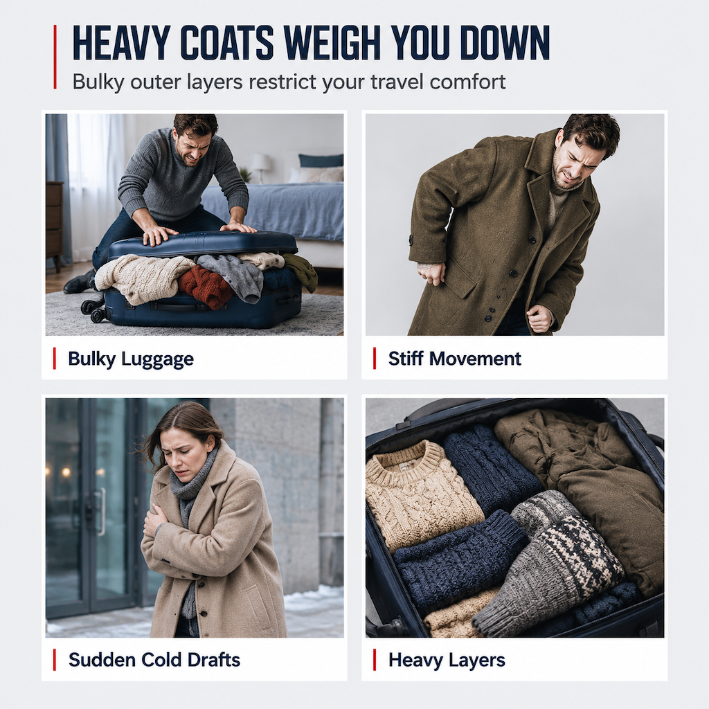 Men's Lightweight Hooded Cotton Padded Solid Color Autumn Winter Short Coat