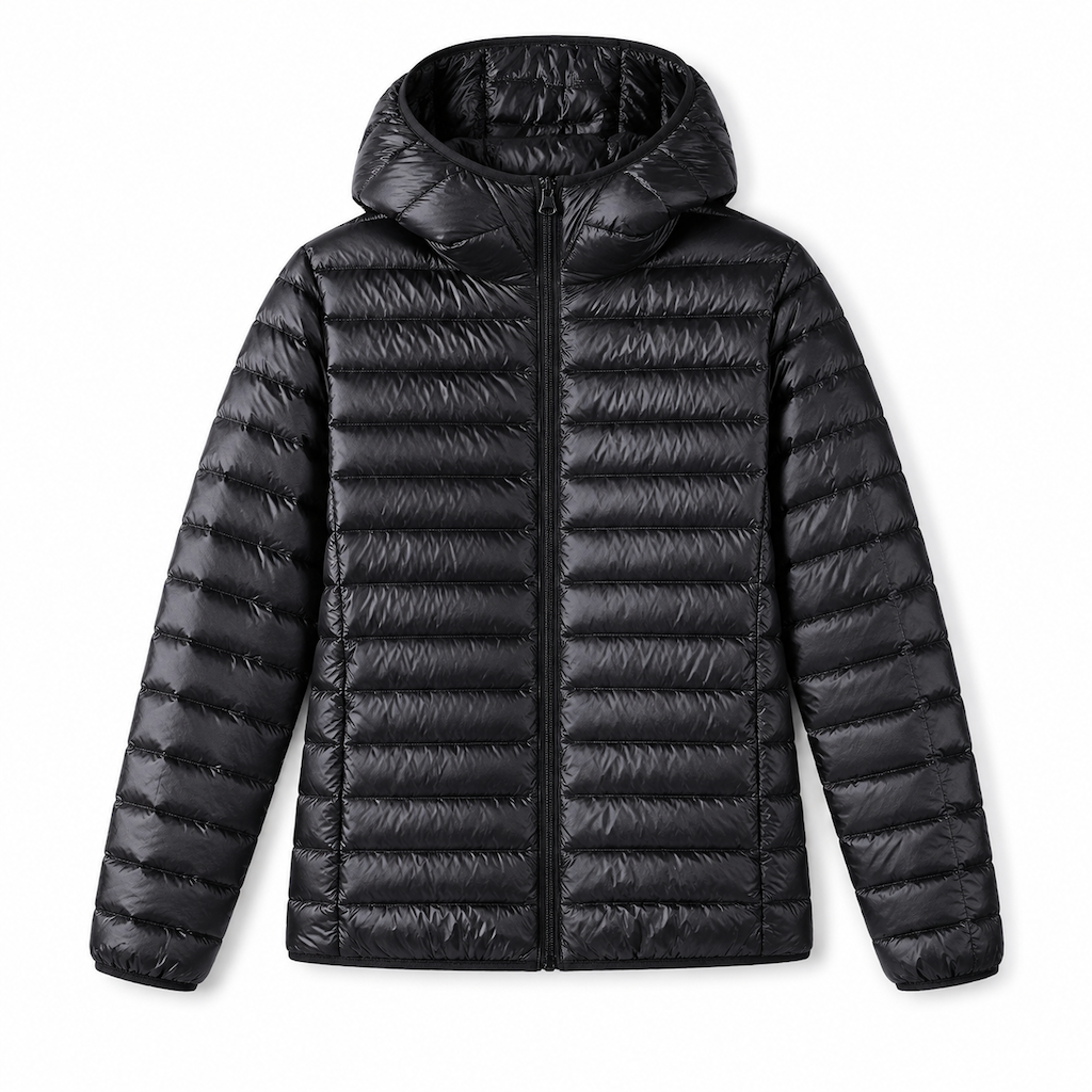 Men's Lightweight Hooded Cotton Padded Solid Color Autumn Winter Short Coat
