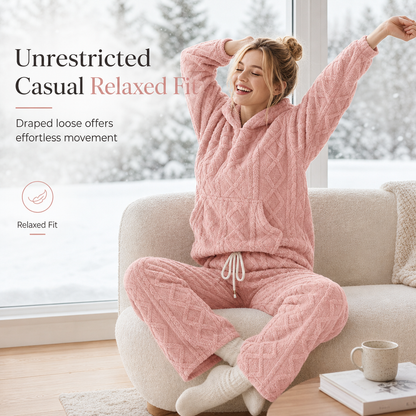 ☁️🧸 The Snuggle Edit – Fluffy Hoodie & Dream-Soft Lounge Set ✨💗