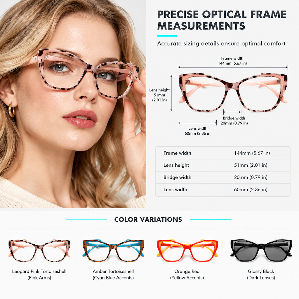 😎Cyberpunk Cat Eye Blue Light Blocking Glasses for Women Trendy Photochromic Clear Lens Eyeglasses