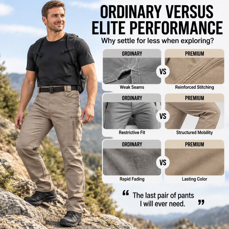 🔥Men's Outdoor Slim Fit Tactical Cargo Pants