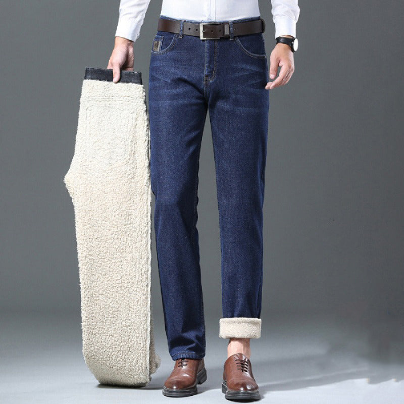 Men's Winter Straight Fit Thermal Jeans