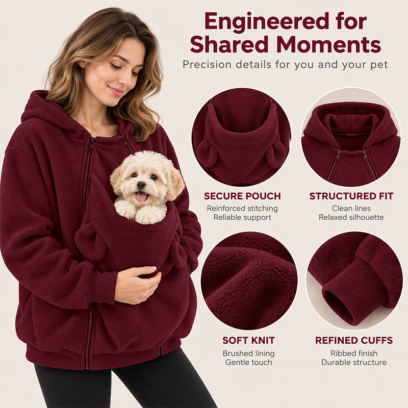 Kangaroo Pouch Pet Carrier Hoodie