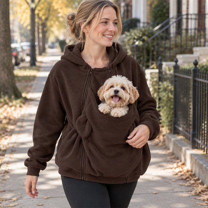 Kangaroo Pouch Pet Carrier Hoodie