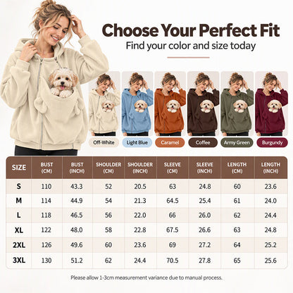 Kangaroo Pouch Pet Carrier Hoodie
