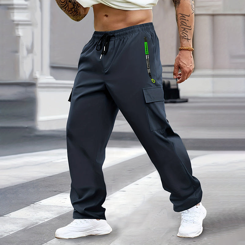 Men's Plush-Lined Waterproof Cargo Pants