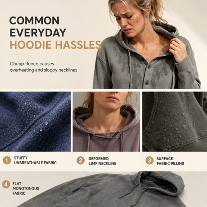 🧶 Soft Touch Comfort, Flattering Neckline | Women's Casual Knit V-Neck Sweatshirt