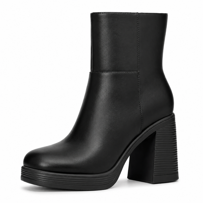 Thick Platform Chunky Heel Ankle Boots
