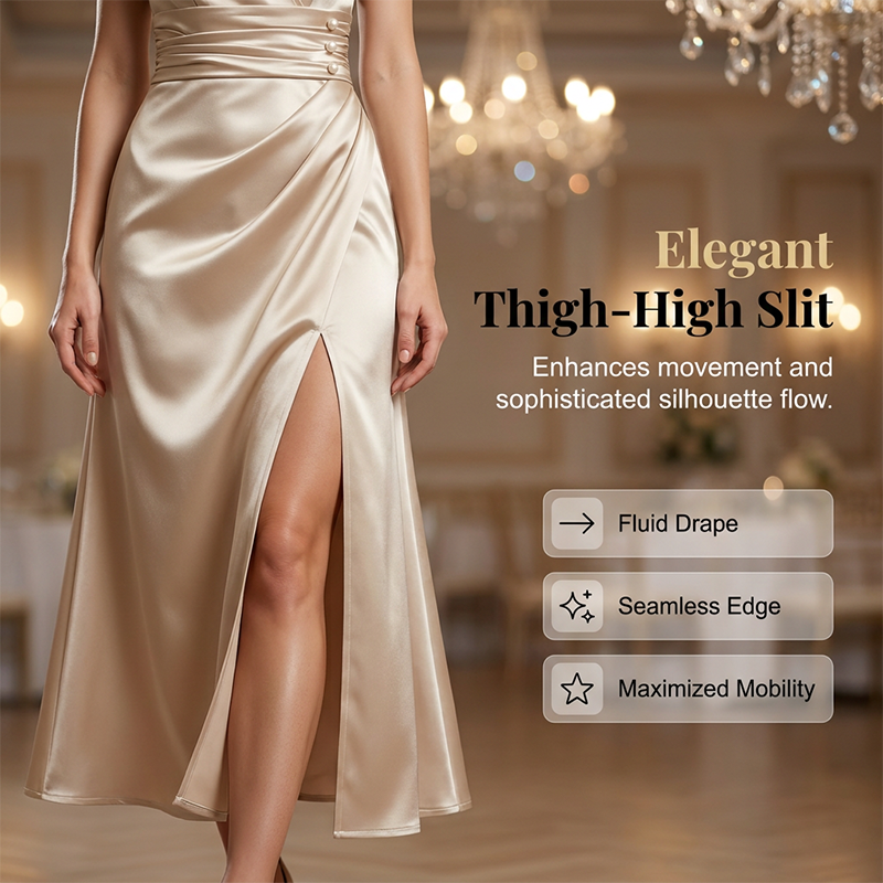 Women's V-neck Sleeveless Fitted Dress
