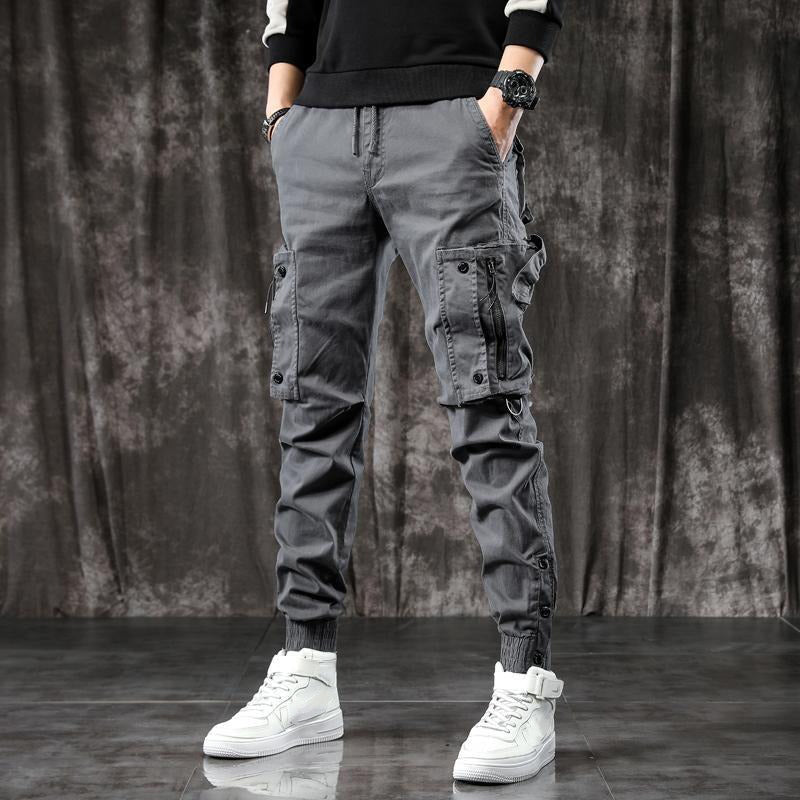 👖 Streamlined Fit, Toasty Warmth | Men's Casual Warm Slim Fit Cargo Pants