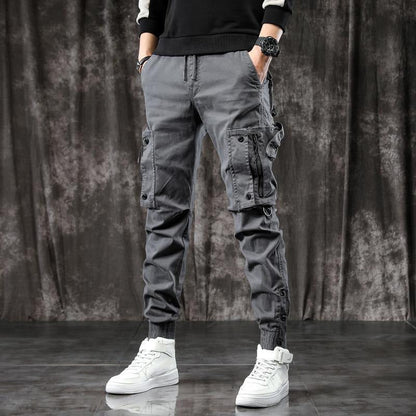 👖 Streamlined Fit, Toasty Warmth | Men's Casual Warm Slim Fit Cargo Pants