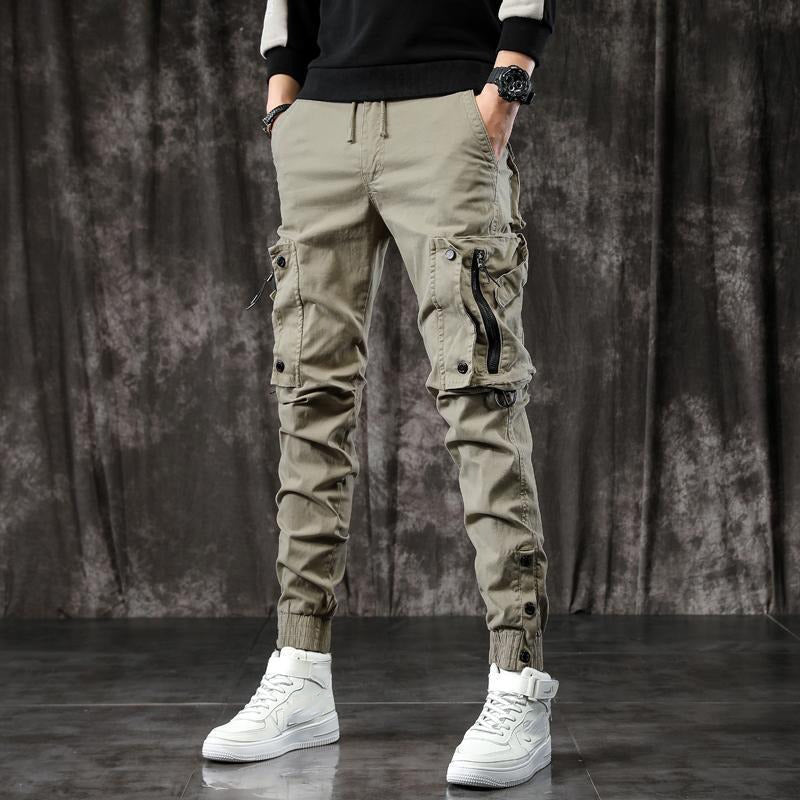 👖 Streamlined Fit, Toasty Warmth | Men's Casual Warm Slim Fit Cargo Pants