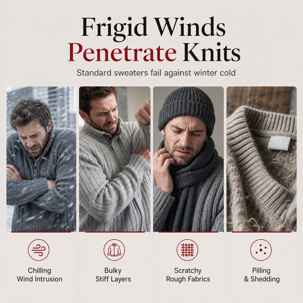 Men's Mid-Length Thickened Hooded Cardigan🔥𝙁𝙧𝙚𝙚 𝙎𝙝𝙞𝙥𝙥𝙞𝙣𝙜