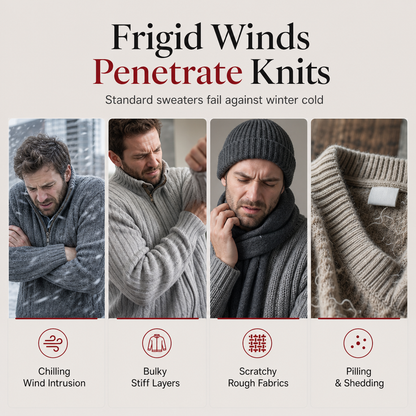 Men's Mid-Length Thickened Hooded Cardigan🔥𝙁𝙧𝙚𝙚 𝙎𝙝𝙞𝙥𝙥𝙞𝙣𝙜