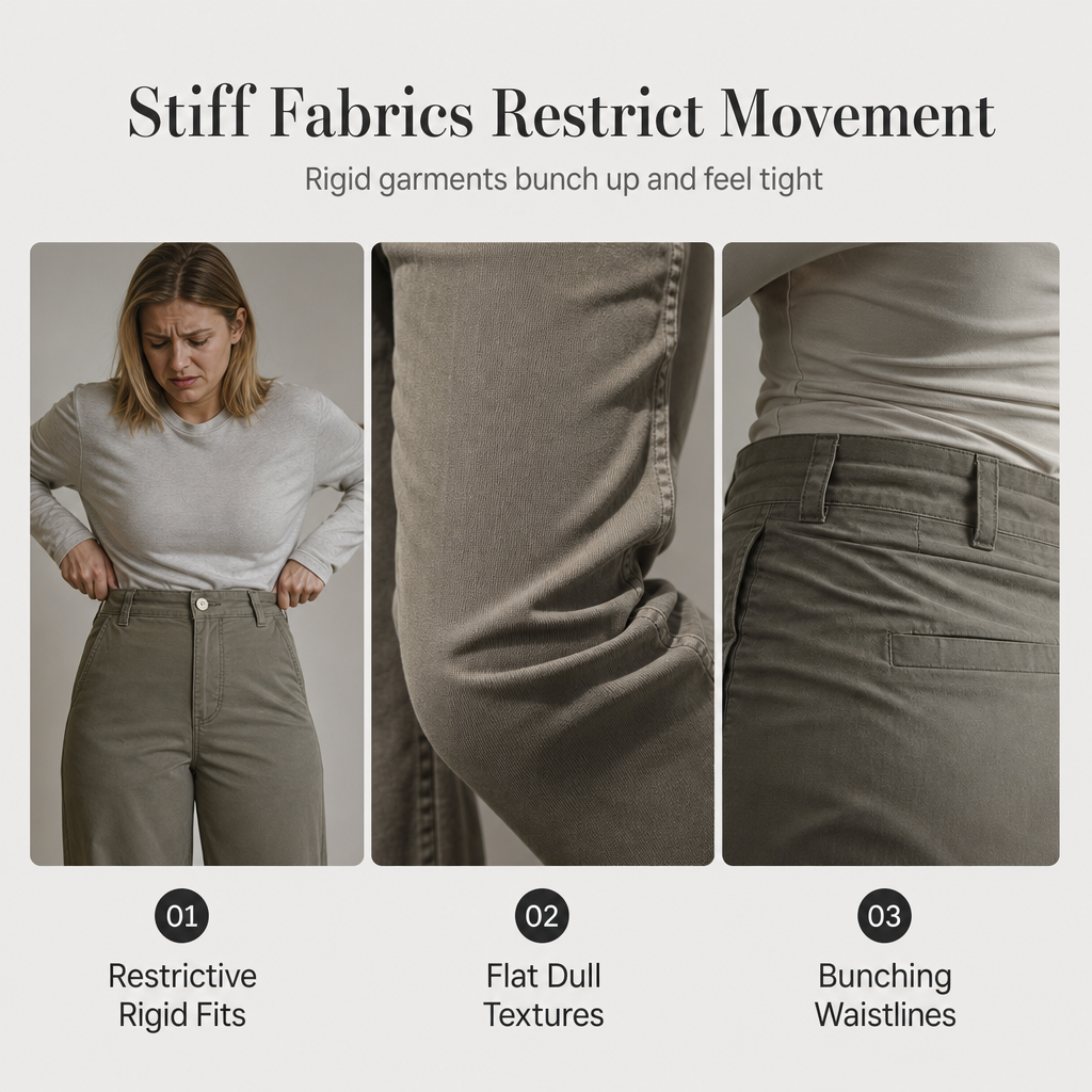 Women's Casual High-Waisted Wide Leg Corduroy Pants