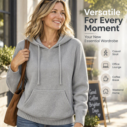 Women's Casual Hooded Knitted Sweater