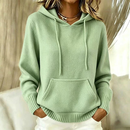 Women's Casual Hooded Knitted Sweater