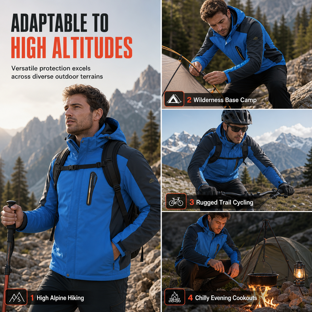 Spring Single Layer Outdoor Hiking Water Repellent and Wear Resistant Mountaineering Windbreaker🔥𝙁𝙧𝙚𝙚 𝙎𝙝𝙞𝙥𝙥𝙞𝙣𝙜