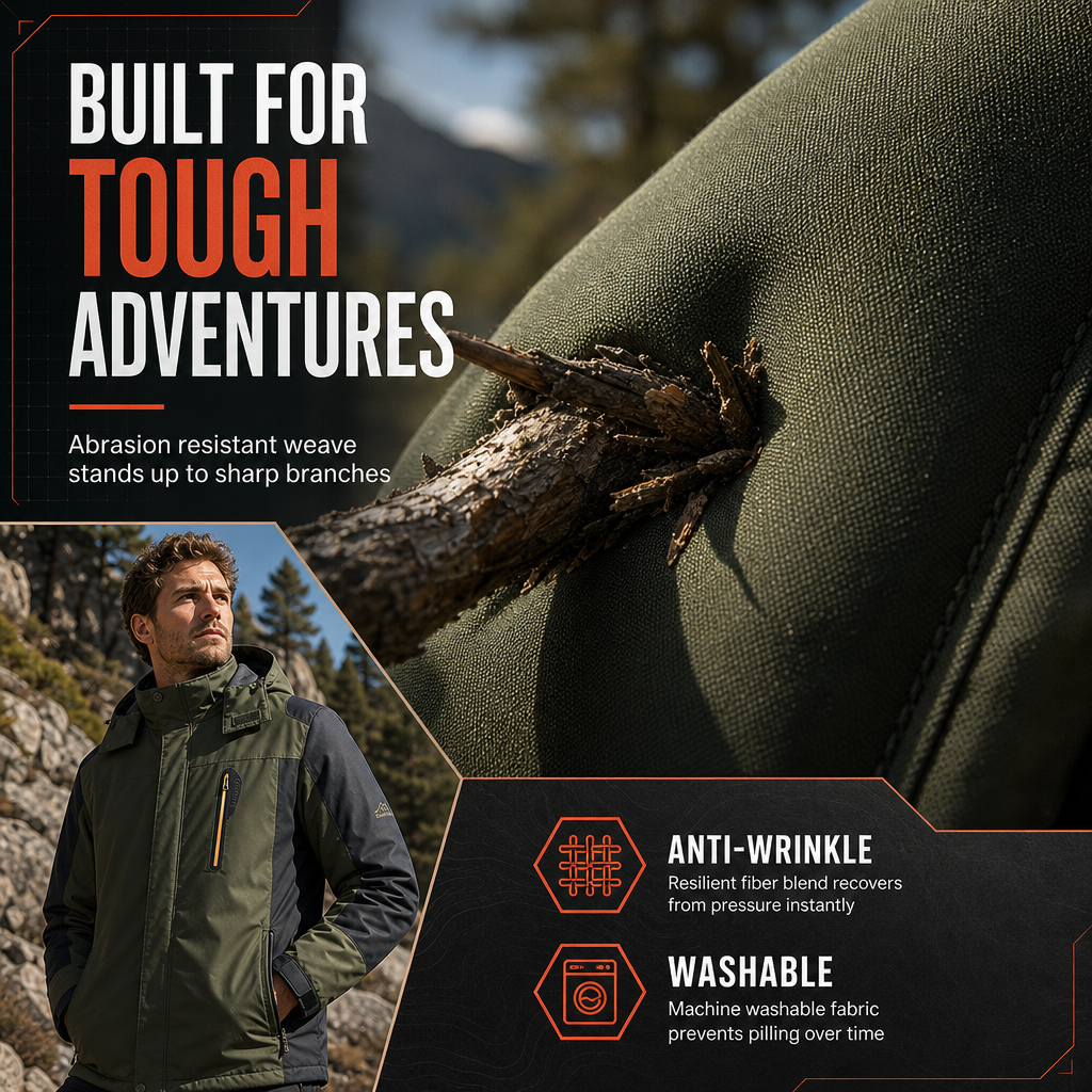 Spring Single Layer Outdoor Hiking Water Repellent and Wear Resistant Mountaineering Windbreaker🔥𝙁𝙧𝙚𝙚 𝙎𝙝𝙞𝙥𝙥𝙞𝙣𝙜