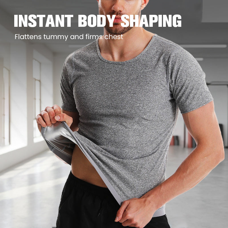 Men's Sweat Enhancing Compression Shirt for Weight Loss