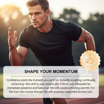 Men's Sweat Enhancing Compression Shirt for Weight Loss