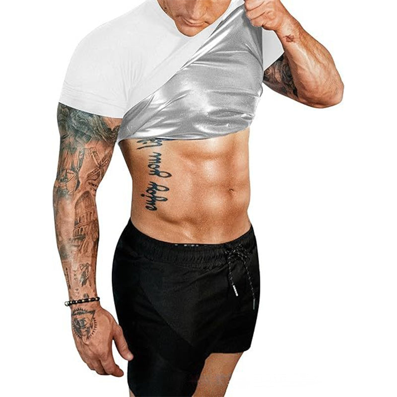 Men's Sweat Enhancing Compression Shirt for Weight Loss