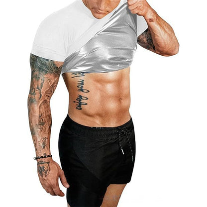 Men's Sweat Enhancing Compression Shirt for Weight Loss