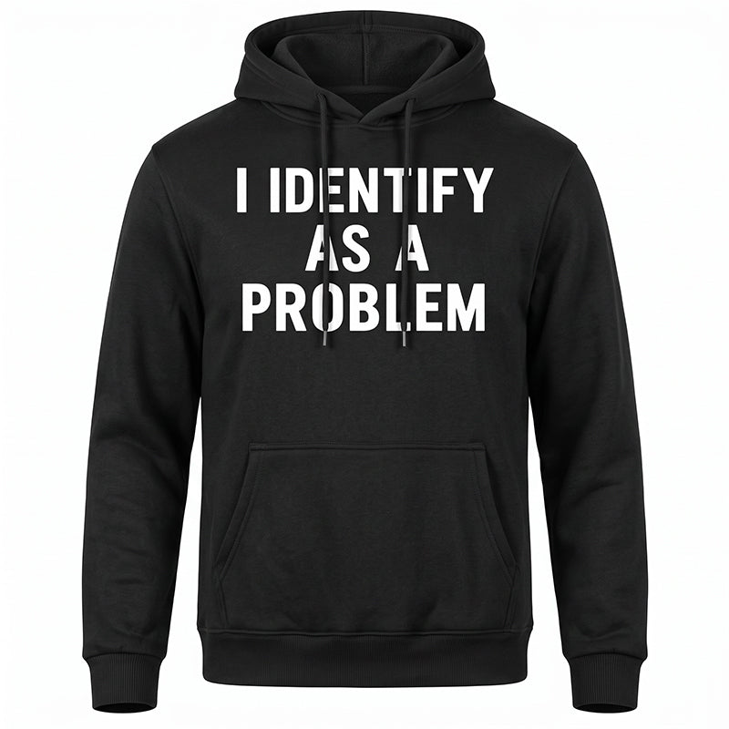 😄 Playful Graphic, Easy Everyday Comfort | Men's Humorous Graphic Hooded Sweatshirt
