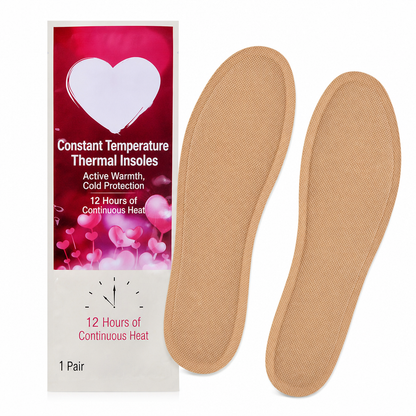 🔥 Steady Warmth, All-Day Foot Comfort | Disposable Heating Insoles Constant Temperature Foot Warmers for Men Women and Kids