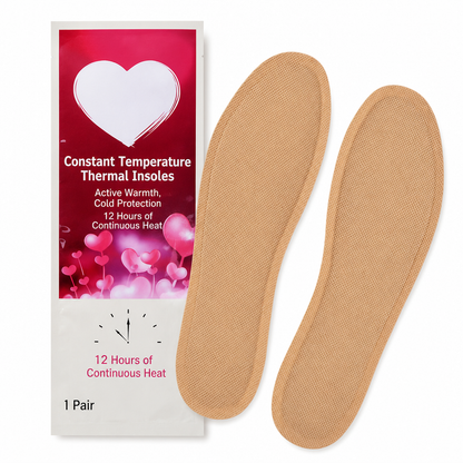 🔥 Steady Warmth, All-Day Foot Comfort | Disposable Heating Insoles Constant Temperature Foot Warmers for Men Women and Kids