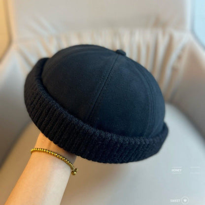 🧶 Cozy Head Coverage, Toasty Warmth | Unisex Warm Knit Brimless Docker Cap