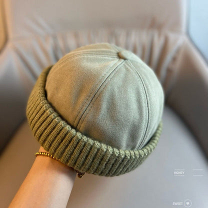🧶 Cozy Head Coverage, Toasty Warmth | Unisex Warm Knit Brimless Docker Cap
