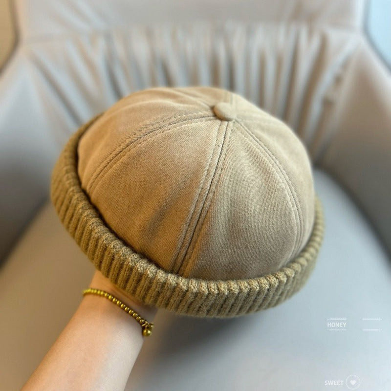 🧶 Cozy Head Coverage, Toasty Warmth | Unisex Warm Knit Brimless Docker Cap