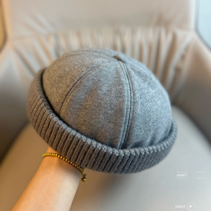 🧶 Cozy Head Coverage, Toasty Warmth | Unisex Warm Knit Brimless Docker Cap