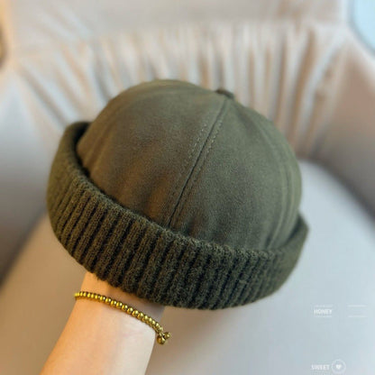 🧶 Cozy Head Coverage, Toasty Warmth | Unisex Warm Knit Brimless Docker Cap