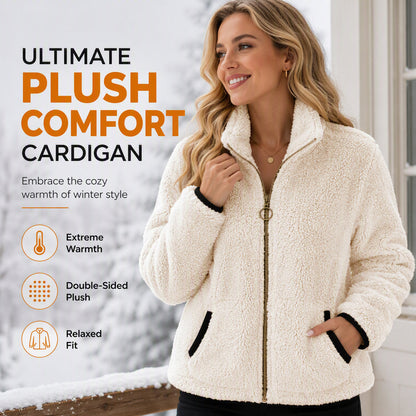 🧥 Easy On/Off, Effortless Layering | Women's Casual Zip-Up Cardigan Jacket
