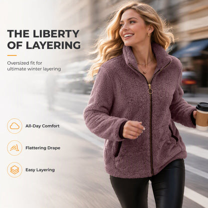 🧥 Easy On/Off, Effortless Layering | Women's Casual Zip-Up Cardigan Jacket